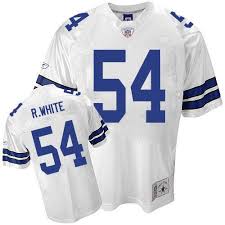 New 54 Authentic Randy White White Reebok Nfl Mens Jersey