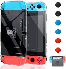 Easy to install or uninstall as needed. Amazon Com Dockable Cover Case For Nintendo Switch Fyoung Protective Case For Nintendo Switch With Screen Protector For Nintendo Switch Crystal Clear Electronics