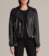Womens Balfern Leather Biker Jacket Black In 2020 Best Leather Jackets Biker Jacket Leather Jacket