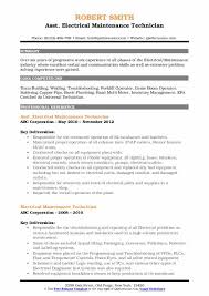 Browse a large assortment of electrical panel safety signs and labels in a variety of shapes, sizes and materials to help avoid electrical mishaps in your facility. Electrical Maintenance Technician Resume Samples Qwikresume