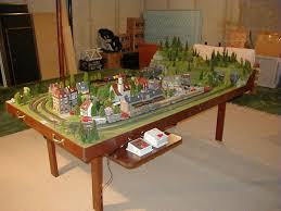 Ho Guage Layout Model Trains Model Train Table Ho Scale Train Layout