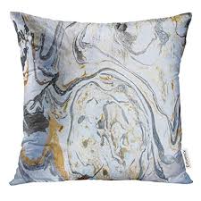 Here, you can find stylish yellow and gold throw pillows that cost less than you thought possible. Emvency Throw Pillow Cover Watercolor Abstract Marbling Ink Hand Acrylic Black White Gold Silver And Gray Colors Artwork Water Paint Decorative Pillow Case Home Decor Square 18x18 Inches Pillowcase Buy Online In
