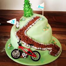 Cake pans come in a variety of shapes, everything from animals to letters. Bike Theme Cake Design Novocom Top