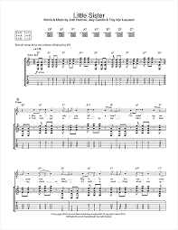 Little sister queens of the stone age cover. Queens Of The Stone Age Little Sister Sheet Music Pdf Notes Chords Metal Score Guitar Tab Download Printable Sku 32530