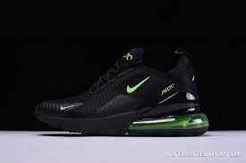 Nike Air Max 270 Black Neon Green New Release 2020