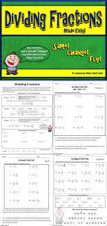 Dividing Fractions Made Easy Mini Bundle Upper Elementary Math Homeschool Math 4th Grade Math Worksheets