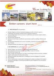 Pabrik kim mabar medan : Loker Medan Loker Tamatan D3 S1 Di Pt Pacific Medan Industri Kim 2 Mabar Medan Newstulistiwa