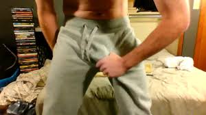 Grey Sweatpants StripteaseEncouragement