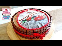 Tortenaufleger foto für ihre überraschungstorte. Saftige Schokosahne Torte I Schokotorte I Cars Motivtorte Mit Tortenaufleger Youtube