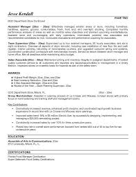 Pursued a passion for management coursework. Retail Assistant Manager Resume Objective 28 Images Sle Resume Assistant Manager Retail Sle Job Resume Samples Sales Resume Examples Job Resume Examples