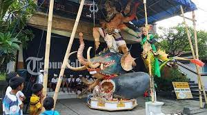 Ogoh Ogoh Cemer Ikang Segara Ketika Sang Hyang Baruna Murka Lautan Tercemar Tribun Bali