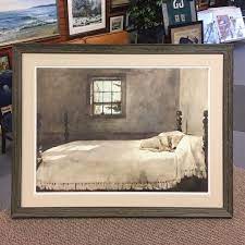 Andrew wyeth master bedroom framed. Andrew Wyeth Master Bedroom Rustic Frame Rosemore Picture Framing