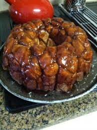 The pudding mix, nuts, cinnamon sugar and butter make a gooey pullapart bread everyone will want to get their hands on. Breakfast Monkey Bread Easy Monkey Bread Monkey Bread Recipes Monkey Bread