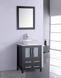 So, vessel sinks are standard. Legion 24 Bathroom Vanity Set With Mirror In Espresso Wa7824e For 799 00 In