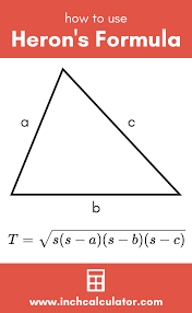 Heron S Formula Calculator Inch Calculator Simple Calculator Formula Calculator