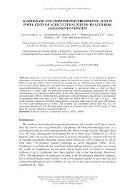 We did not find results for: Pdf Glyphosate And Aminomethylphosphonic Acid In Population Of Agricultural Fields Health Risk Assessment Overview