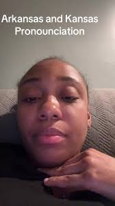 Why do Arkansas and Kansas have different pronounciation help me help her  please #helpmehelpher #besties #question