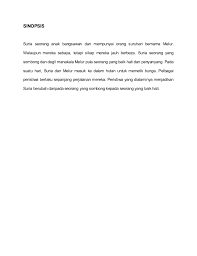 Tidak menjadi masalah bagiku karena aku tinggal sendiri setelah lama bercerai dan aku tidak memiliki anak dari perkawinan yang gagal itu. Dialog Teater Kanak Kanak