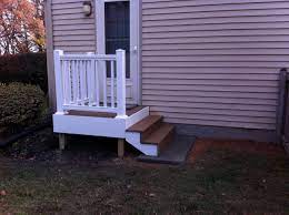 Front door landing and steps. 14 Steps Landing Ideas Patio Steps Porch Steps Outdoor Stairs