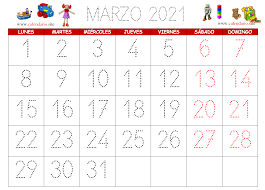 Nuestros calendarios son libres de regalías, se pueden descargar e imprimir directamente. Calendarios Infantiles Calendario