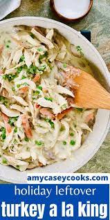 Easy Turkey Leftover Recipe Turkey A La King Recipe Easy Leftover Turkey Recipes Leftover Turkey Recipes Leftovers Recipes