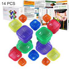 14 piece 21 day fix portion control container kit 14