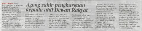 Surat rasmi kerajaan bertulisan cina malaysia baharu. Portal Rasmi Parlimen Malaysia Keratan Akhbar
