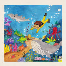 Beautiful corals under the sea clip art by colematt 9/491. Under The Sea Drawings Rectangle Circle