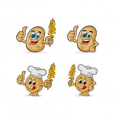 Cardboard box with french fries hand drawn sketch. 9 Tornado Potato Ideas In 2021 Tornado Potato Tornado Twist Potato