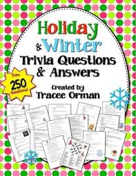 We have made them in a way so that a person of any age can enjoy them. Holiday Trivia Challenge Handouts For All Content Areas Holiday Facts Content Area Trivia