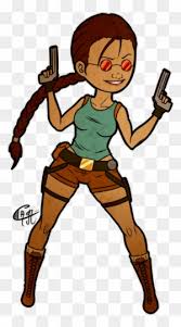Lara croft discourse bothers me so much tbh because you don't see people throwing away the entire existence of characters such as wonder woman the beginning of the character's relevance for female representation. Lara Croft Classic Stamp By Ramavatarama Cartoon Free Transparent Png Clipart Images Download