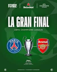 StudioFutbol - 🏆🤩🔥 ¡¡¡PSG 🆚 ARSENAL: LA GRAN FINAL DE LA CHAMPIONS  LEAGUE!!! Se jugará el sábado 30 de mayo en Budapest, Hungría. Presentado  por @heineken_ec | Facebook