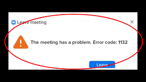 Error ( countable and uncountable; Zoom Leave Meeting The Meeting Has Problem Error Code 1132 In Windows Youtube