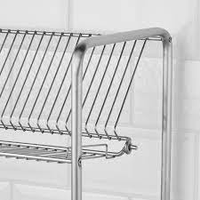 The simplehuman steel frame dishrack is a large and sturdy dish rack perfect for large families or active cooks. Ordning Dish Drainer Stainless Steel 50x27x36 Cm Ikea