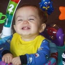 Jake celebrating his 1st birthday at the beach.