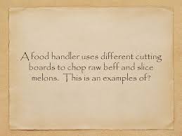 A food handlers notices signs of pest activity. Servesafe Review Review For Test Ppt Download
