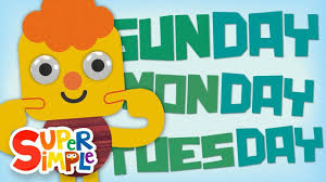 Days Of The Week Song Kids Songs Super Simple Songs Youtube Fun Songs For Kids Color Activities Super Simple Songs