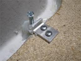 flush mount hardware for laminate tops