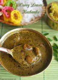 Karuveppilai Kuzhambu Curry Leaves Kulambu Recipe Sharmis Passions Kulambu Recipe Indian Food Recipes Vegetarian Chutney Recipes