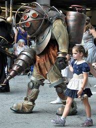 Bioshock 2 Big Daddy Cosplay Big Daddy And Little Sister Bioshock Cosplay Little Sister Cosplay Epic Cosplay