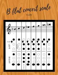 Flute B Flat Concert Scale Made Easy With Fingering Chart