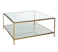 Check spelling or type a new query. Hammered Gold Leaf Square Coffee Table With Beveled Glass Tops Burke Decor