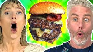 Eating A Burger For The First Time (Taste Test)