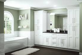 When you buy kitchen cabinets online through our free online design service, you are covered by the cabinets.com designer reassurance program, which ensures the correct cabinets and moldings are ordered to successfully complete your kitchen project. Newport Bath Cabinets In Pacific White Kitchen The Home Depot