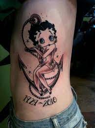 The most common betty boop tattooed material is ceramic. Image Result For Betty Boop Designs Betty Boop Tattoos Head Tattoos Betty Boop