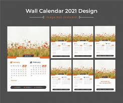 Wall Calendar Design 2021 In 2020 Wall Calendar Design Calendar Design Calendar Design Layout