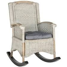 Safavieh Verona Coastal Antique Gray Rocking Chair Lowes Com Outdoor Rocking Chairs Outdoor Wicker Rocking Chairs Rattan Rocking Chair