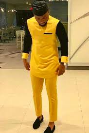 Black And Yellow Outfits For Men Pin On Splendor Clothing Africa Men Africa Women Wear