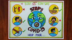 Drawing Coronavirus Awareness Safety Poster Covid 19 Precautions Poster Drawing Youtube