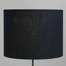 Black Linen Drum Table Lamp Shade By World Market Lamp Shade Black Lampshade Table Lamp Shades